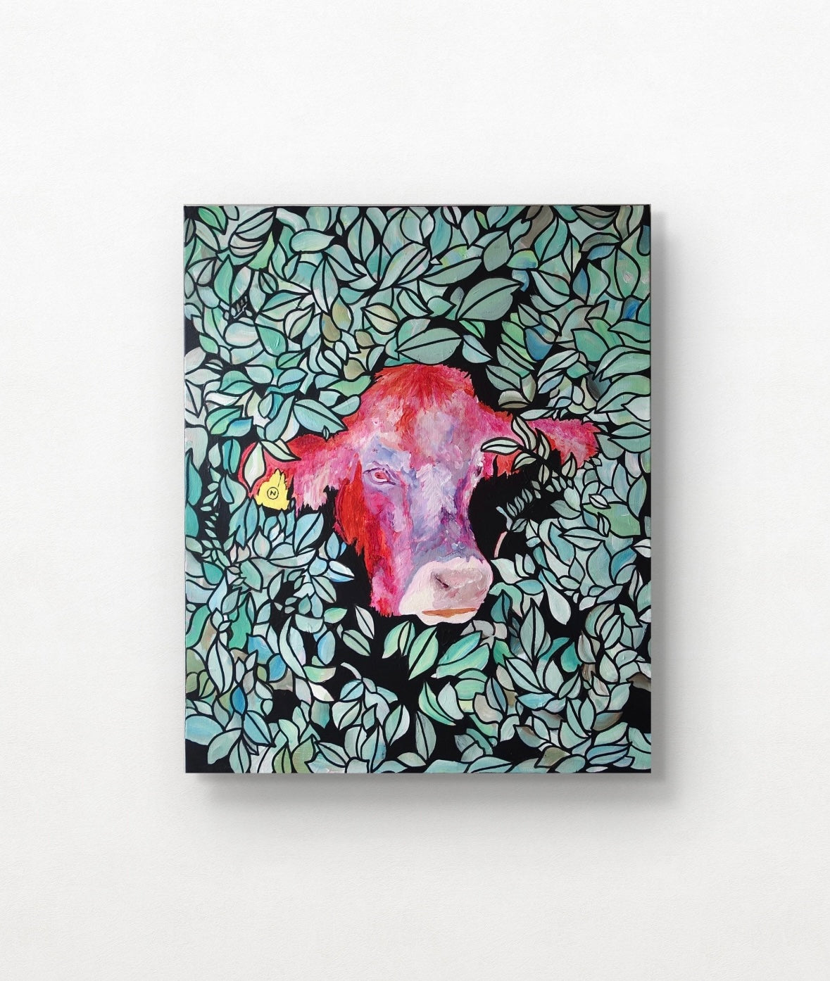 Menacing Bush Cow